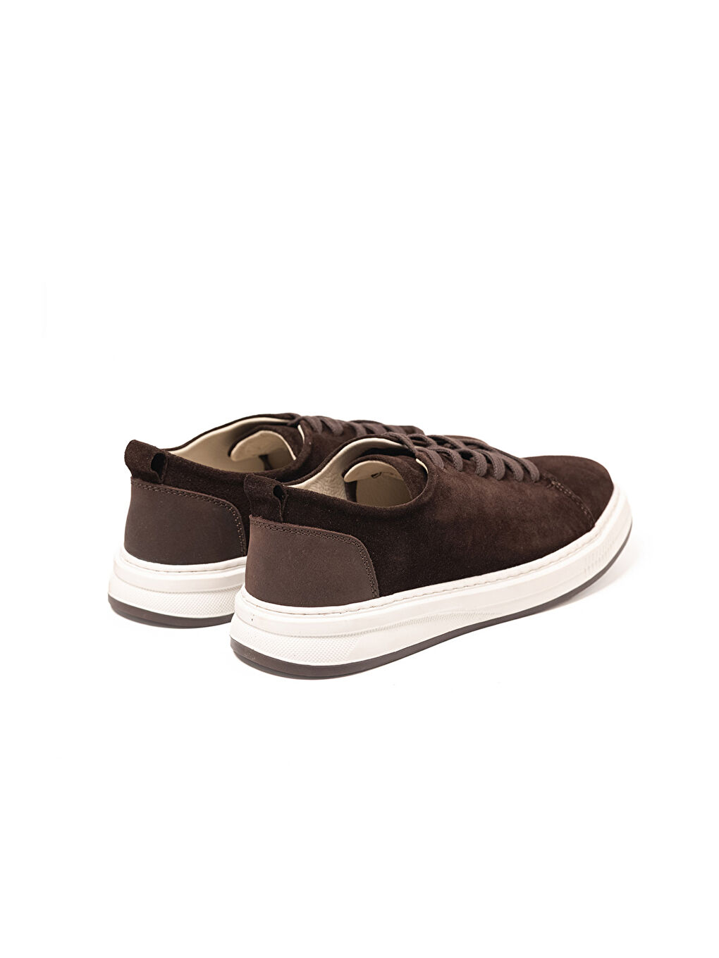 Kahverengi Erkek Sneaker OG-415 Kahve Süet-Kahve Deri-3