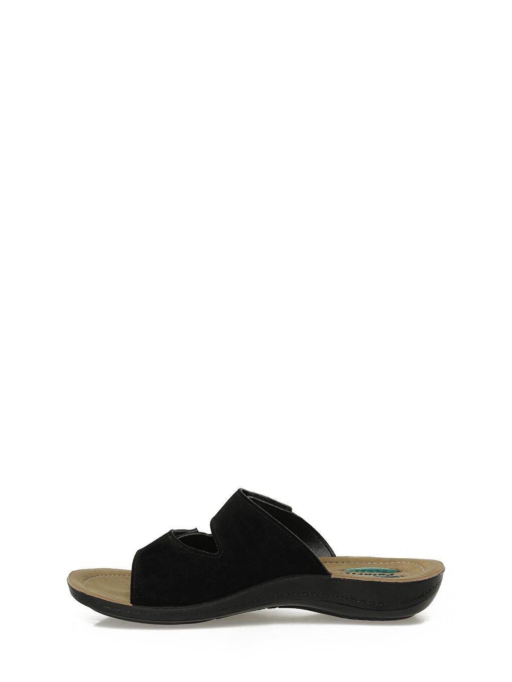 609002.Z5PR Siyah Kadın Ev Terliği-2