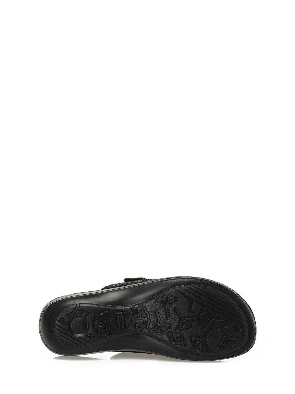 609002.Z5PR Siyah Kadın Ev Terliği-5