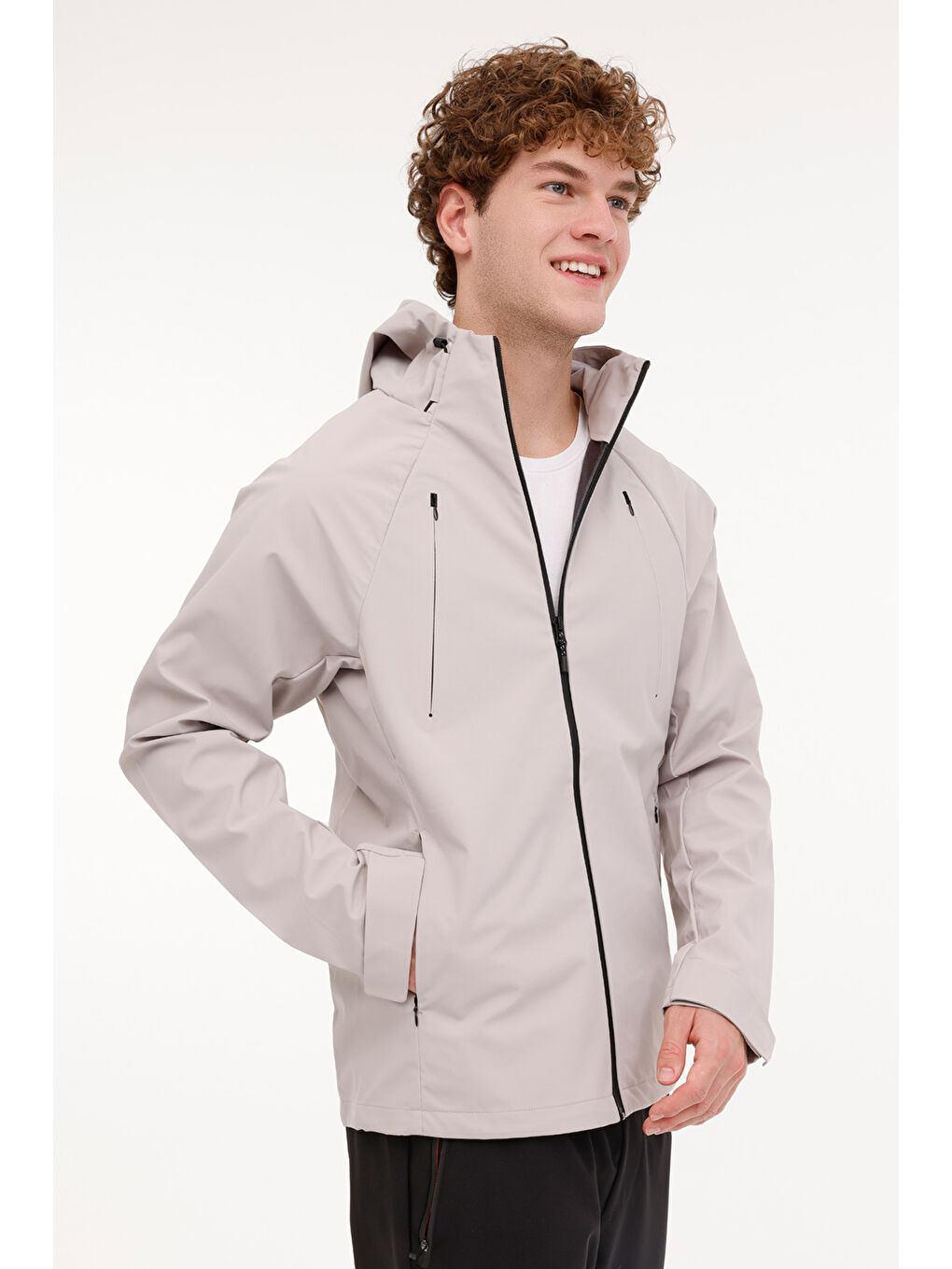 ML 8 HW2770 4PR Bej Erkek Yağmurluk