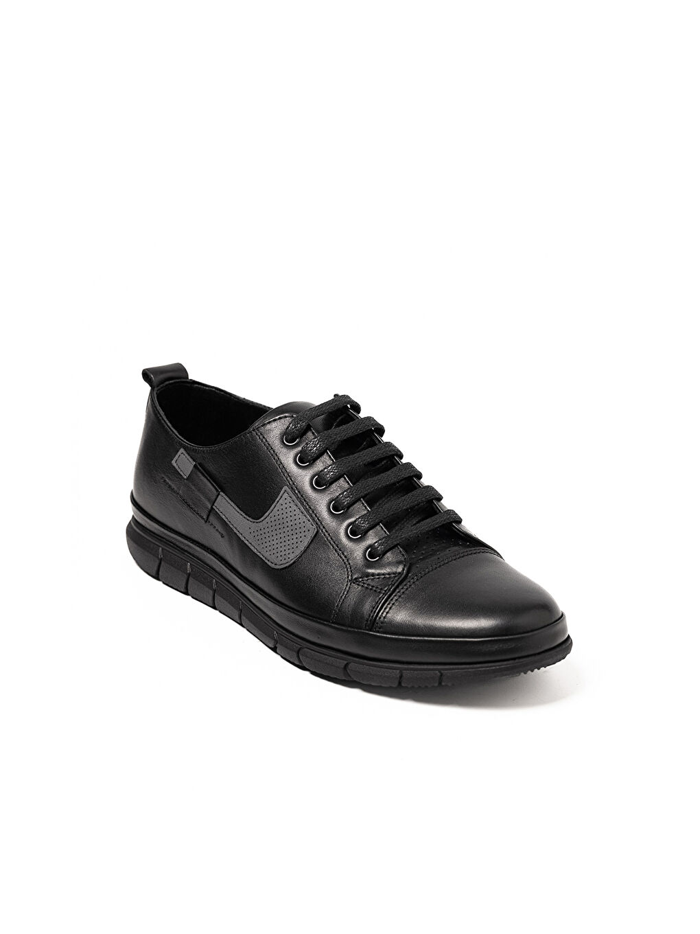 Erkek Sneaker OG-3722 101-1203 Siyah Dolaplı-Gri Atlas-1