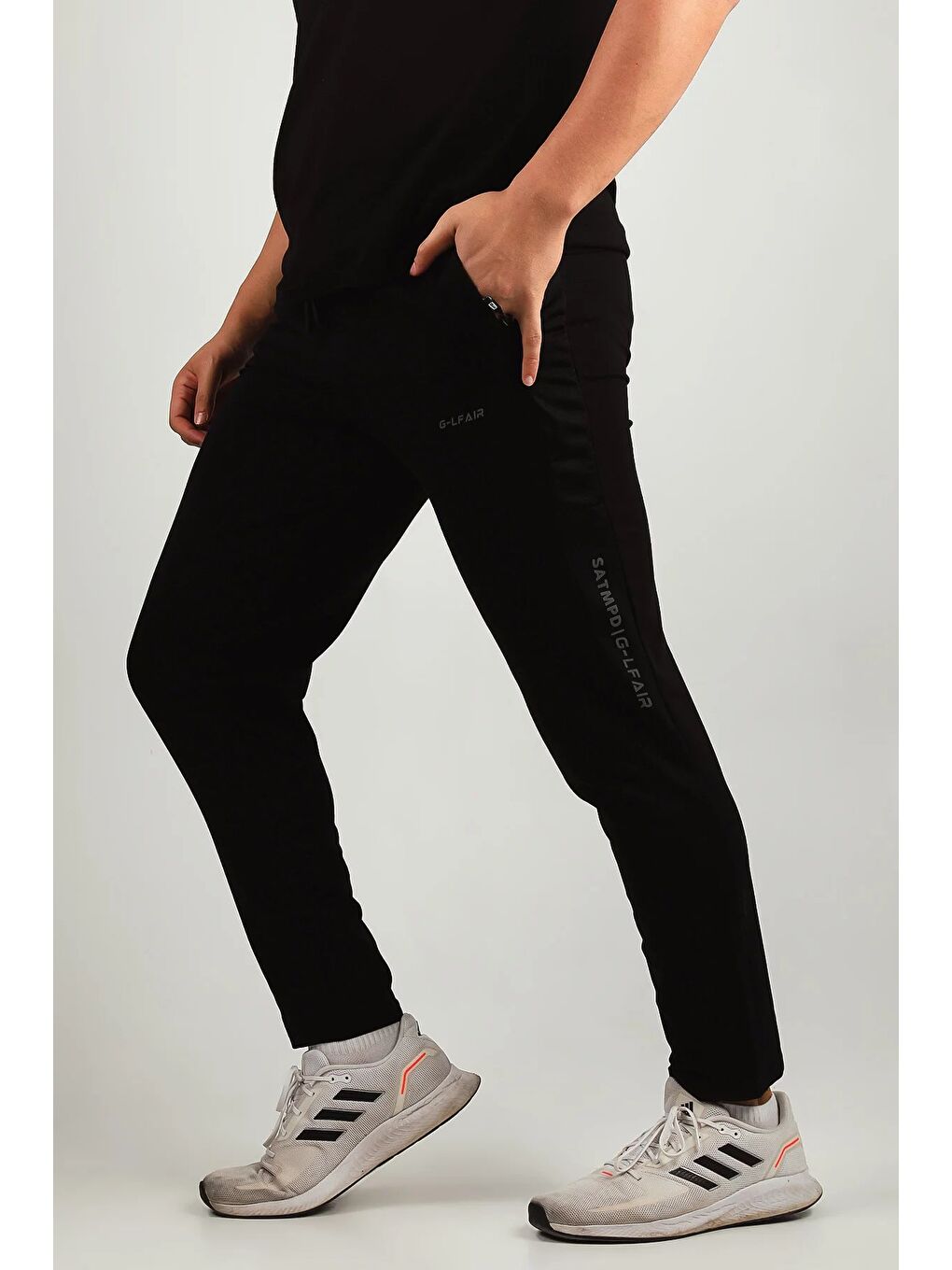 Lacivert Erkek Baskılı Eşofman Altı-2