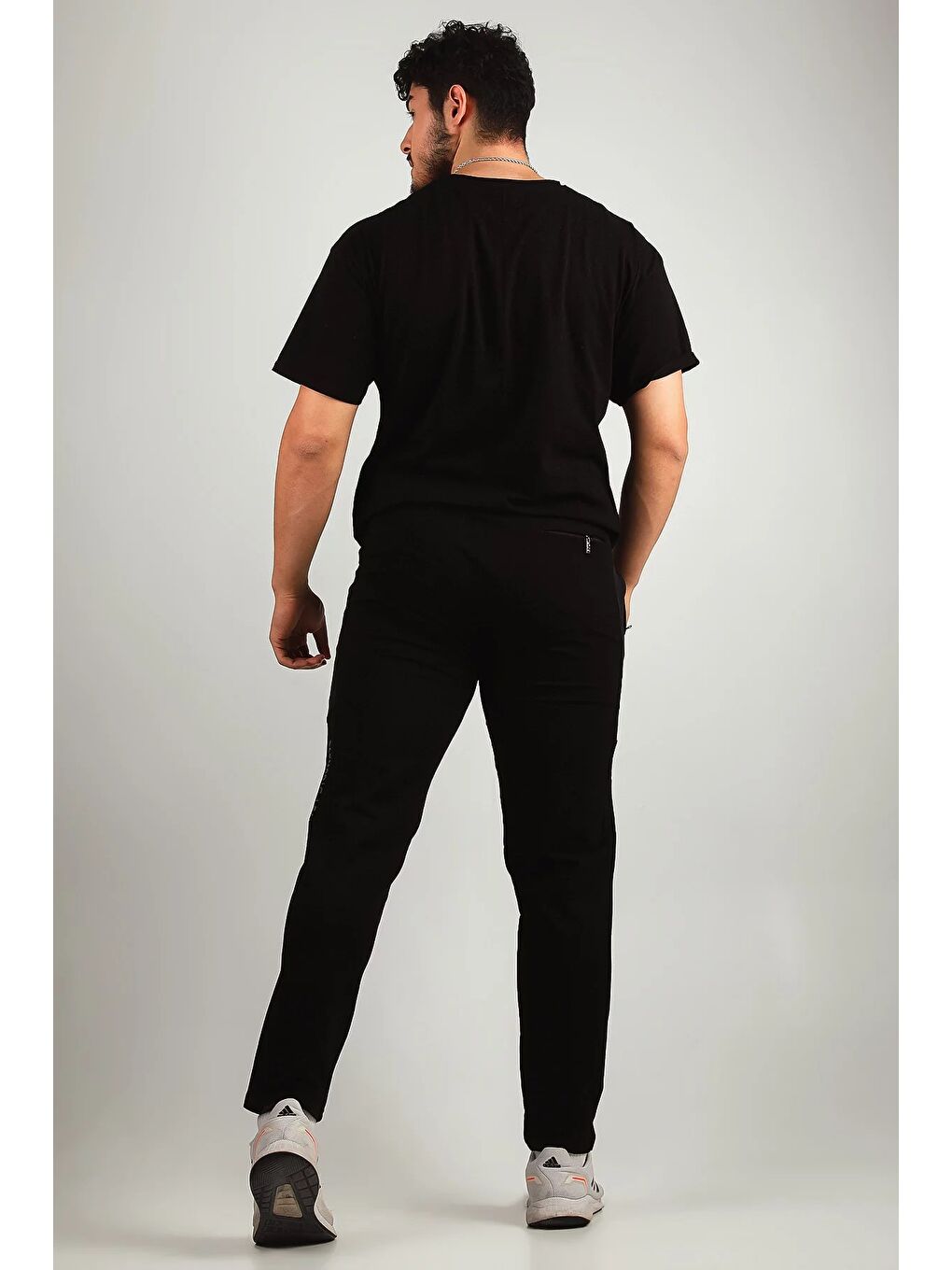 Lacivert Erkek Baskılı Eşofman Altı-5