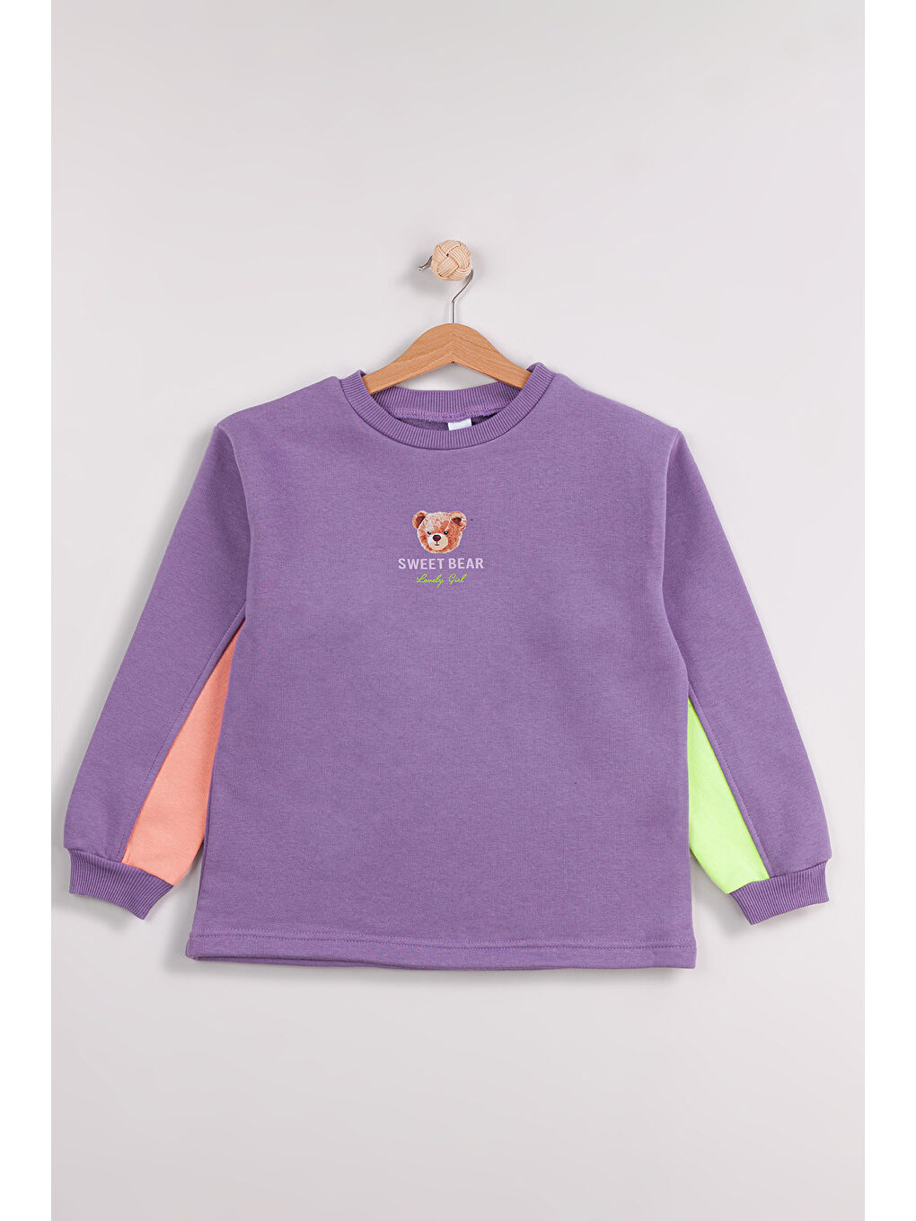 MİSSTUFFY Pembe Kız Çocuk Orta Kalınlıkta Baskılı 2'li Paket Sweatshirt - 2