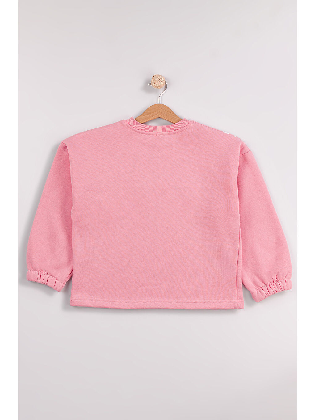 MİSSTUFFY Pembe Kız Çocuk Orta Kalınlıkta Baskılı 2'li Paket Sweatshirt - 5