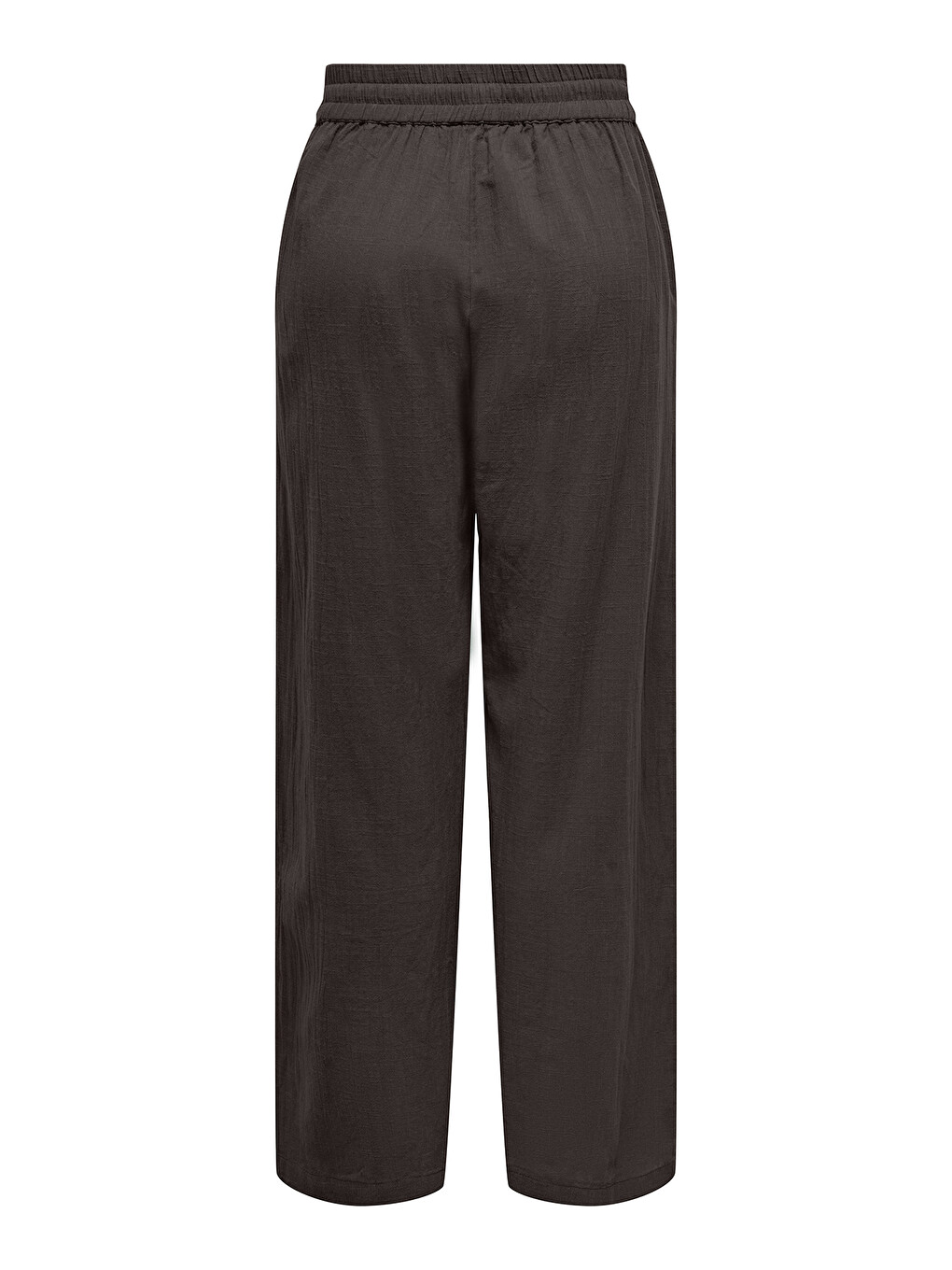 Kahverengi Onltizana % 100 Pamuk Regular Fit Yüksek Bel Geniş Paça Pantolon 15319090-1
