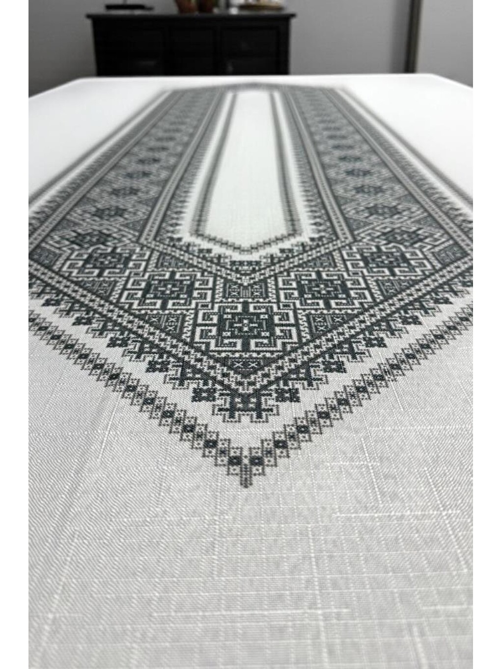 Kervan Dertsiz Masa Örtüsü 150x200 Cm Gri-2
