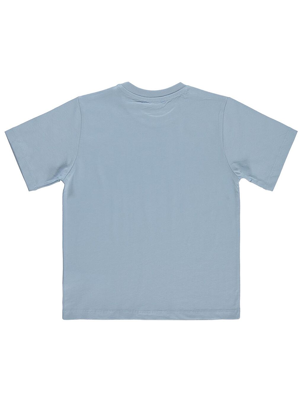 İndigo Boys Basic Surf Etiketli 6-9 Yaş Tişört - Mavi-1