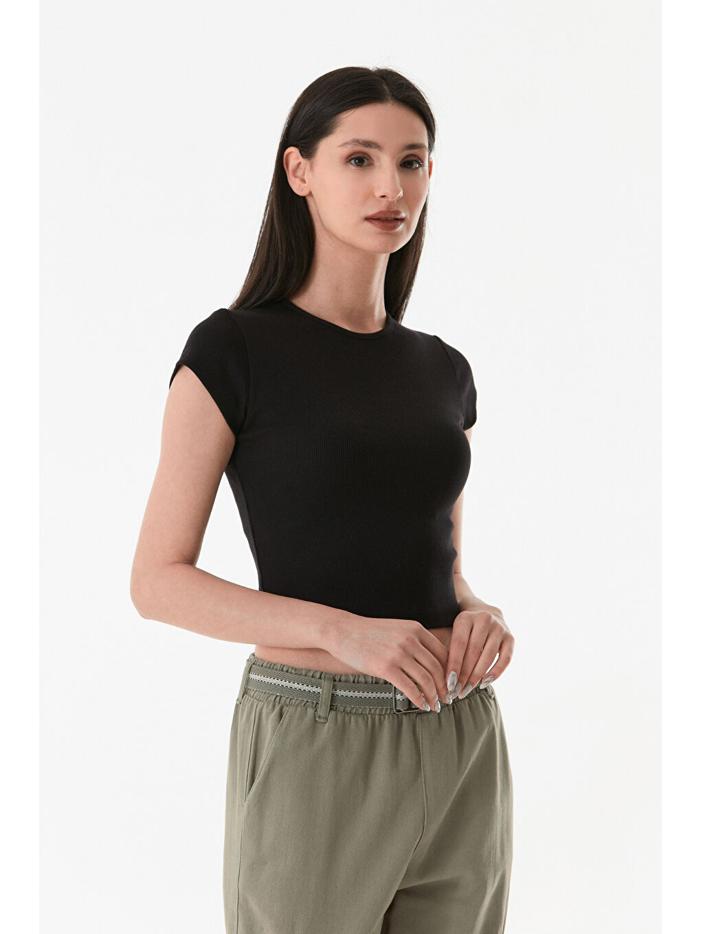 Siyah Basic Fitilli Body-2