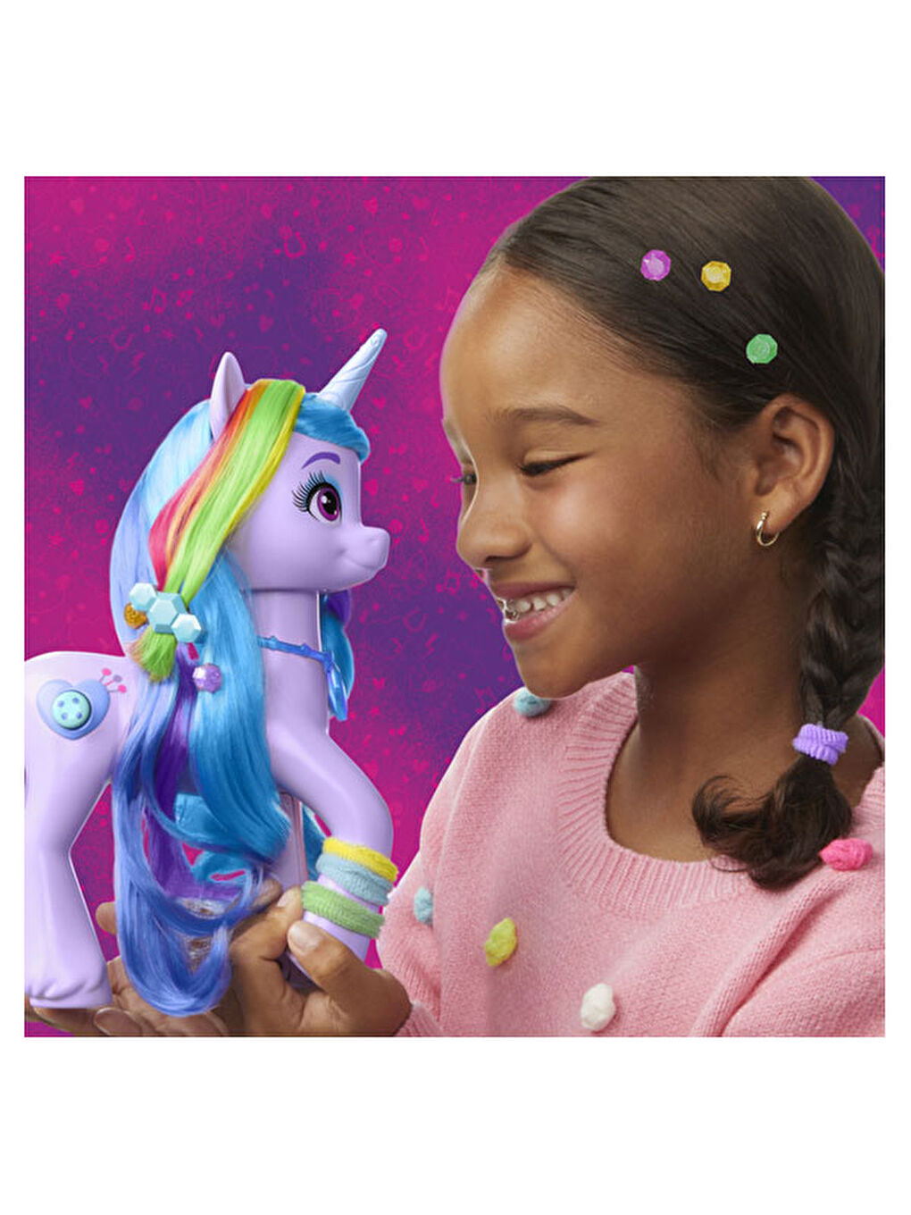 My Little Pony Renksiz Izzy Moonbow Gökkuşaği Stili F8825 - 1