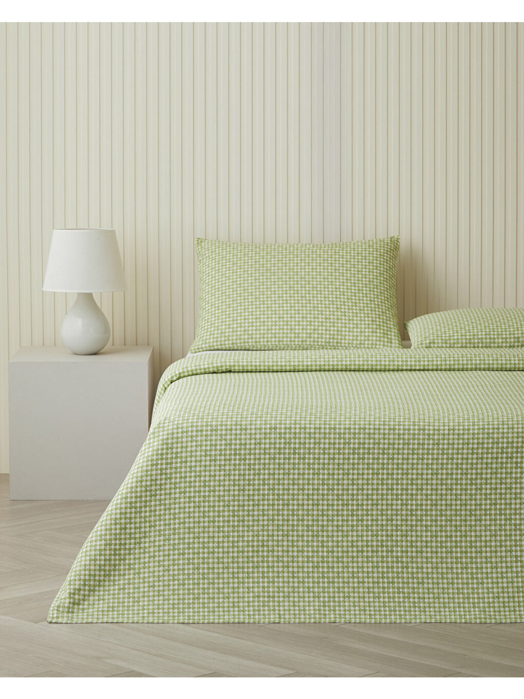 Clover Çift Kişilik Pike Takımı 200x220 cm Yeşil-1