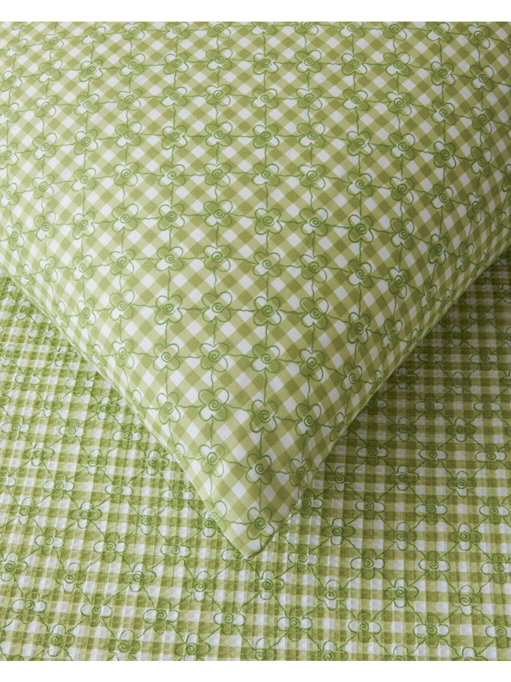 Clover Çift Kişilik Pike Takımı 200x220 cm Yeşil-3