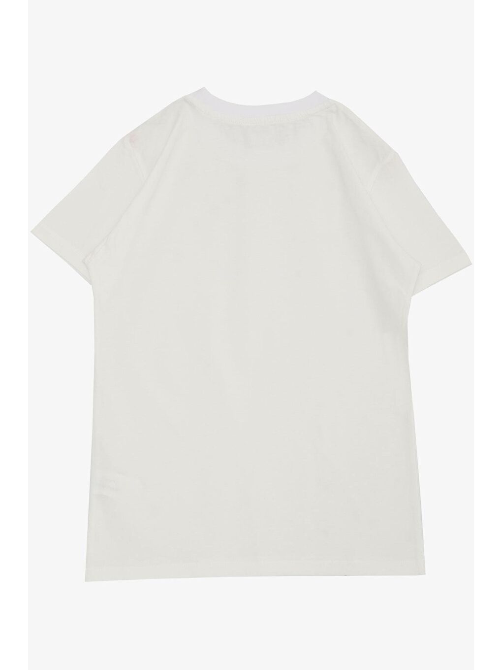 Erkek Çocuk Tişört Basic Ekru (4-14 Yaş)-1