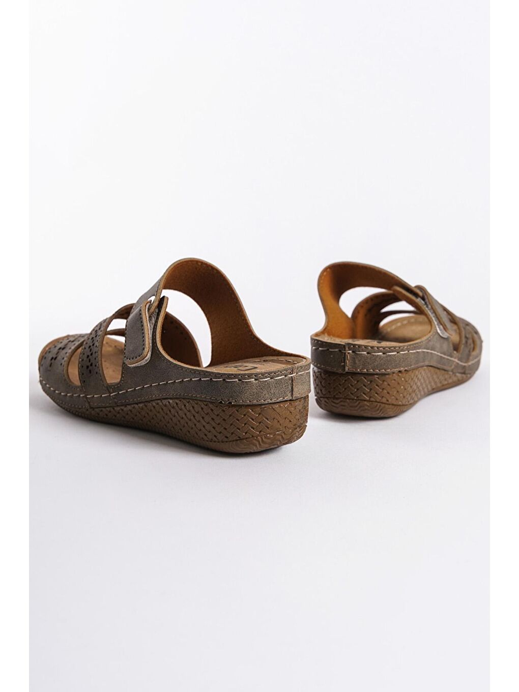 Bej 2909 Kadın Terlik-2