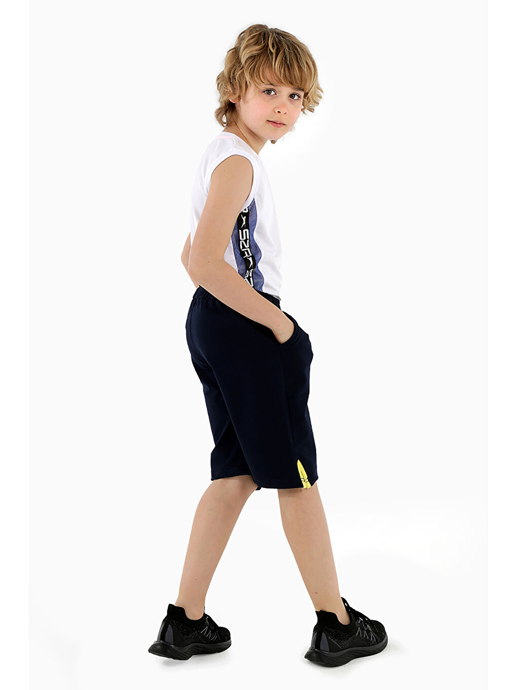 PATTON Erkek Çocuk Şort Lacivert-6