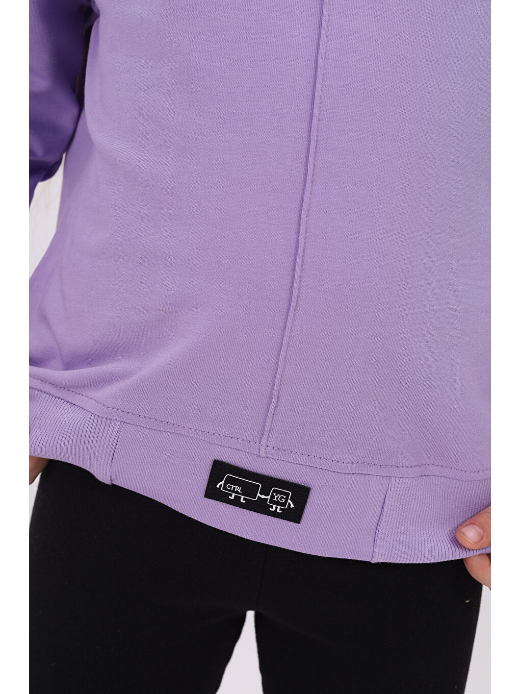 Lila Kız Çocuk Sweatshirt-2
