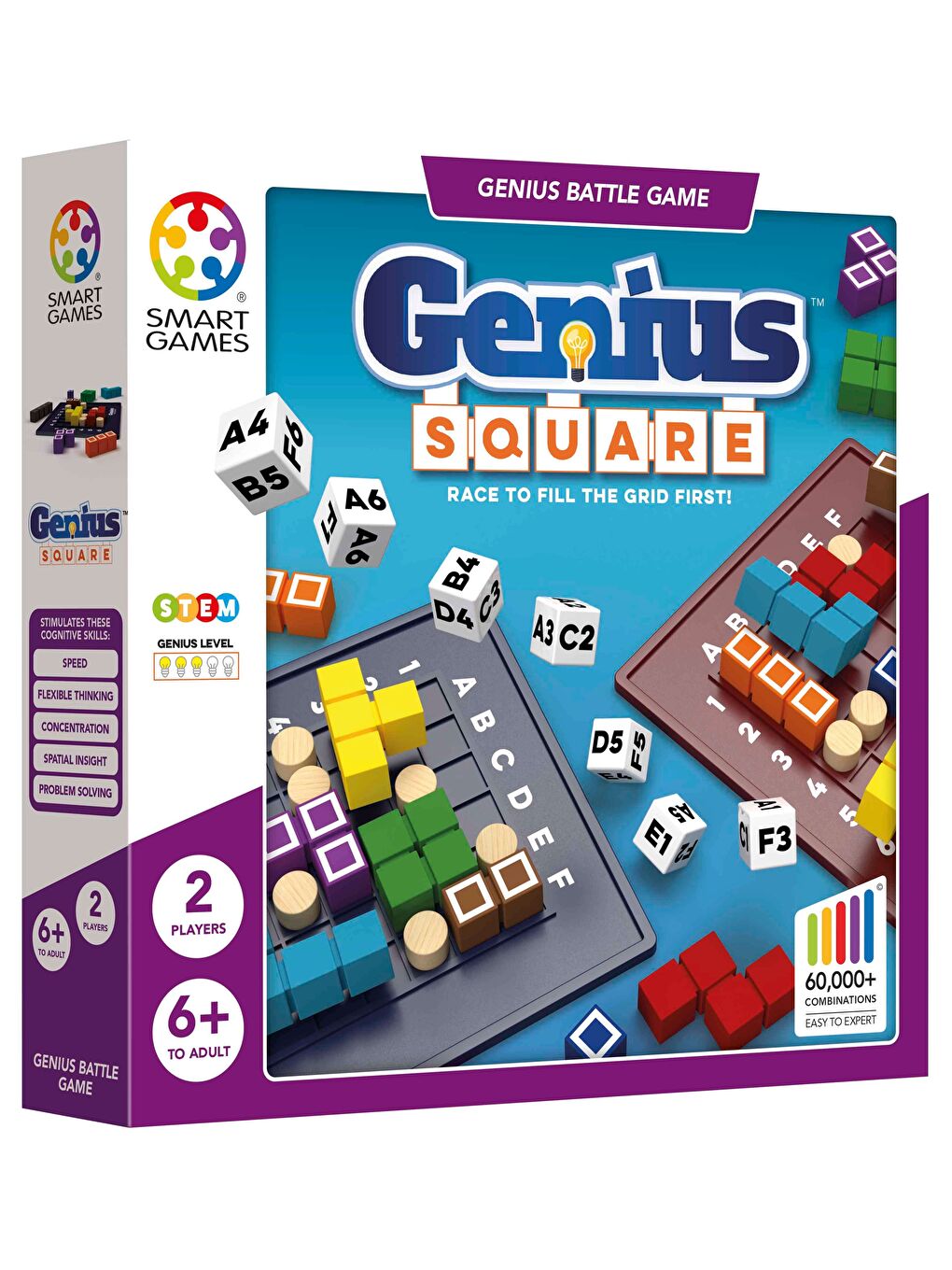 SmartGames Renksiz Genius Square