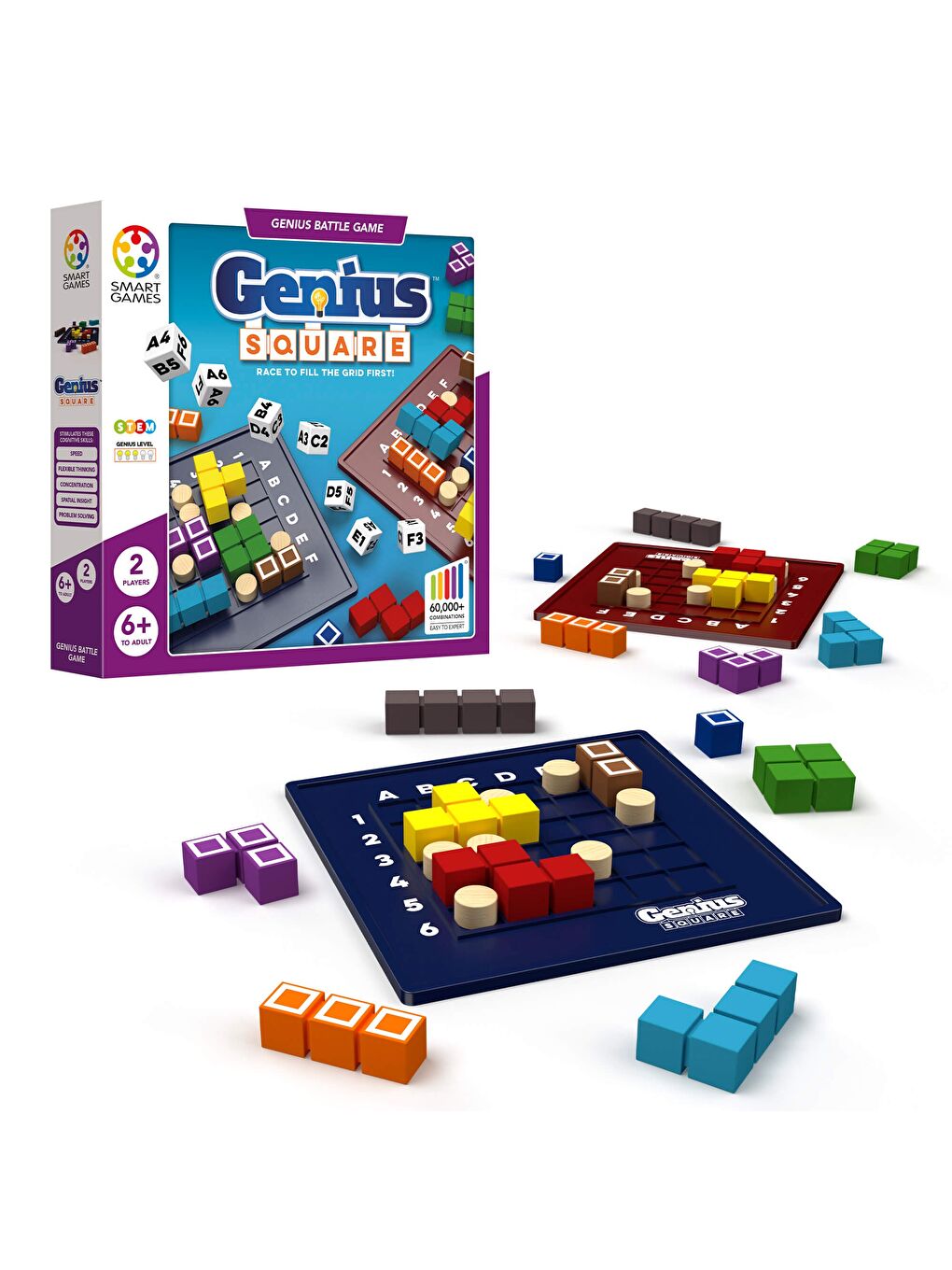 SmartGames Renksiz Genius Square - 1