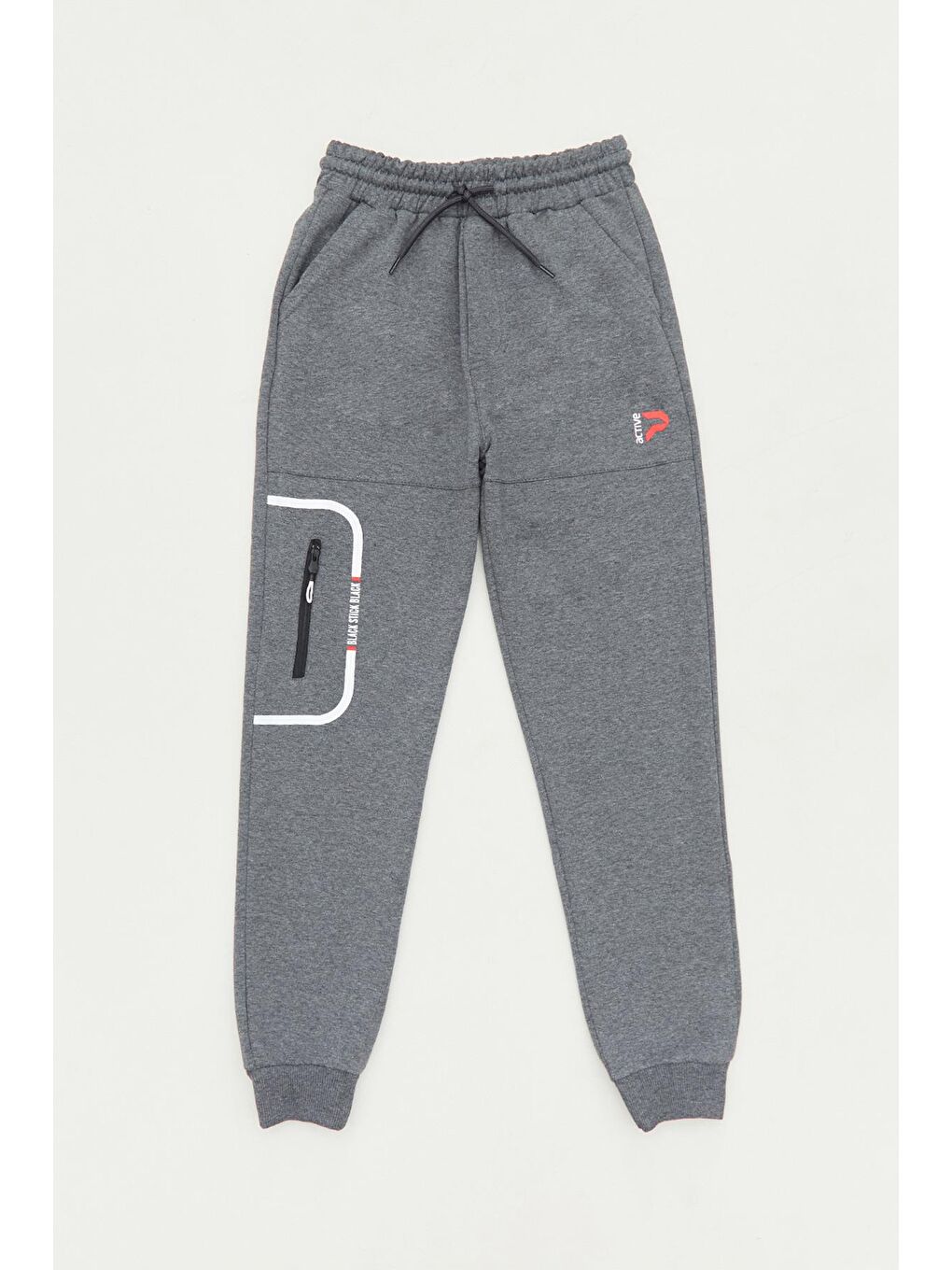 Antrasit Active Yazılı Jogger Erkek Çocuk Eşofman Altı