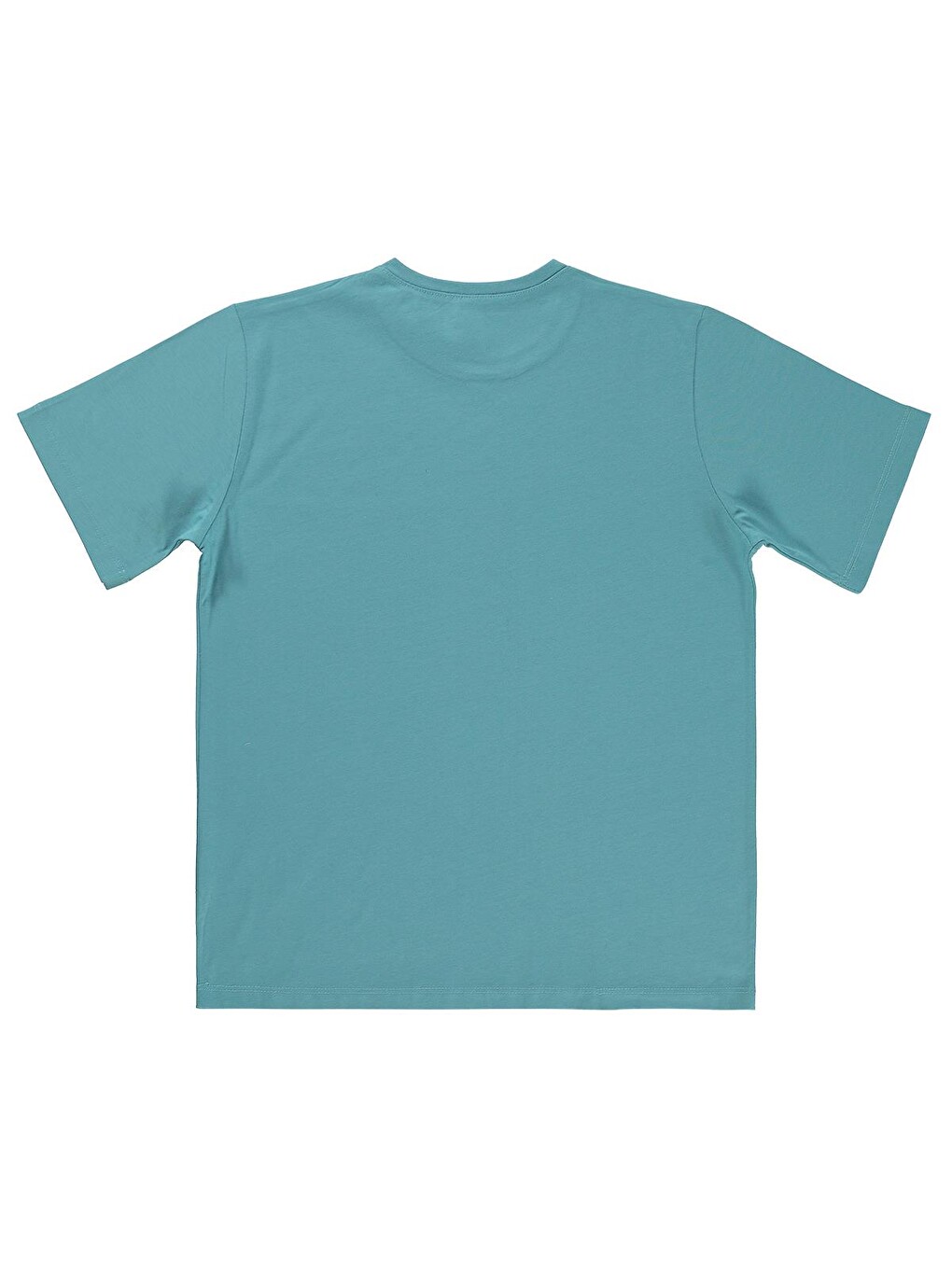 Turkuaz Boys Basic Surf Etiketli 10-13 Yaş Tişört - Mavi-1