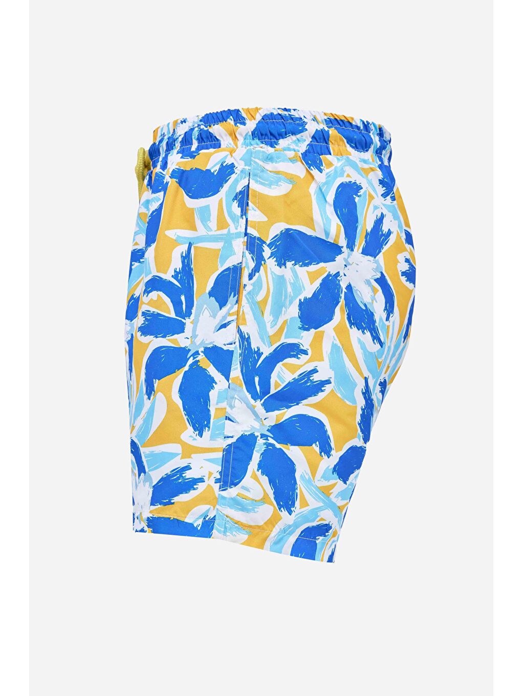 Karışık Erkek Standart Fit Hızlı Kuruyan Desenli Mayo Deniz Şortu-1