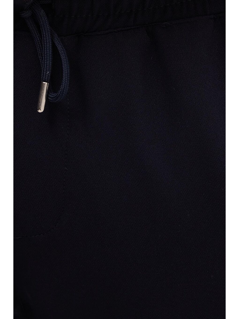 Erkek Regular Fit Beli Lastikli Bağcıklı Jogger Lacivert Pantolon Rahat Kesim Yan Cepli-5