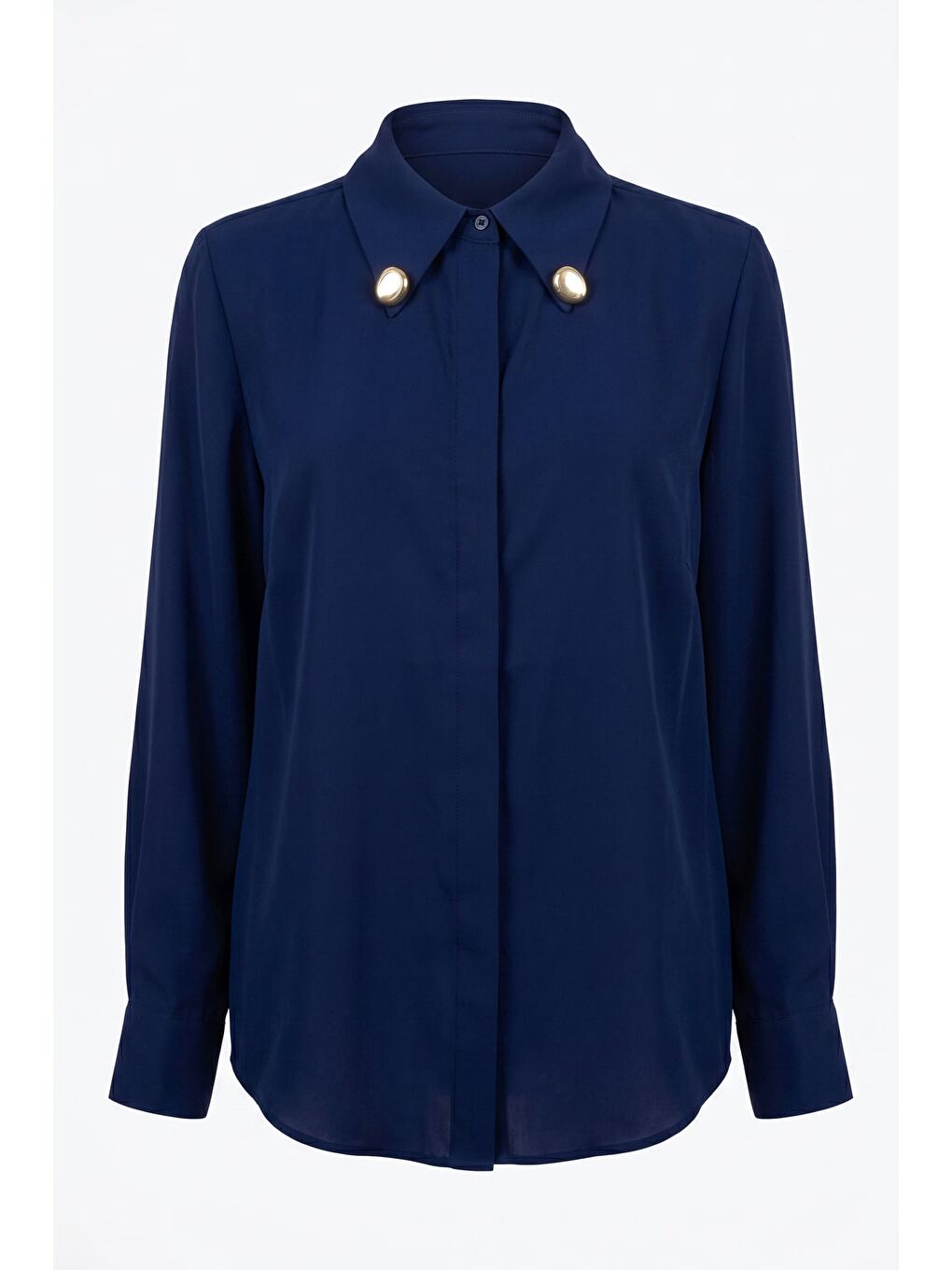 Lucy Gömlek - Lacivert-1