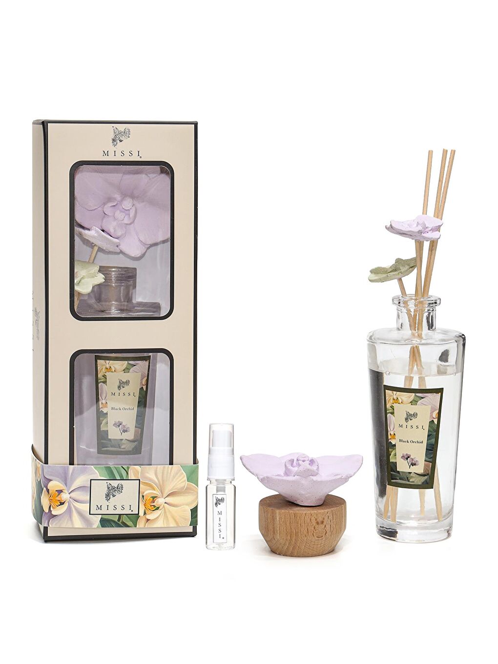 Siyah İkonik Black Orchid Hediye Seti