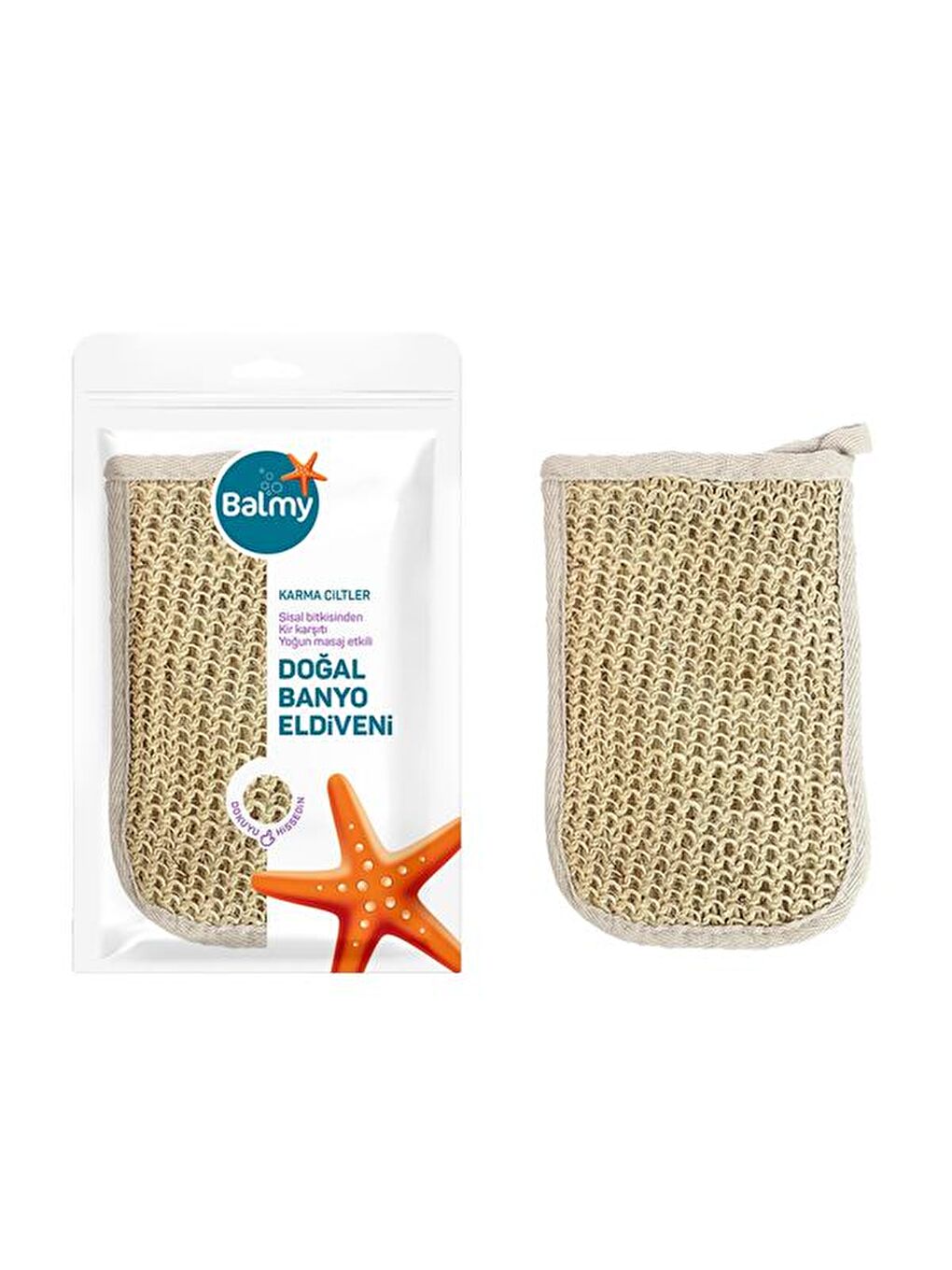 Sisal Havlu Banyo Eldiveni