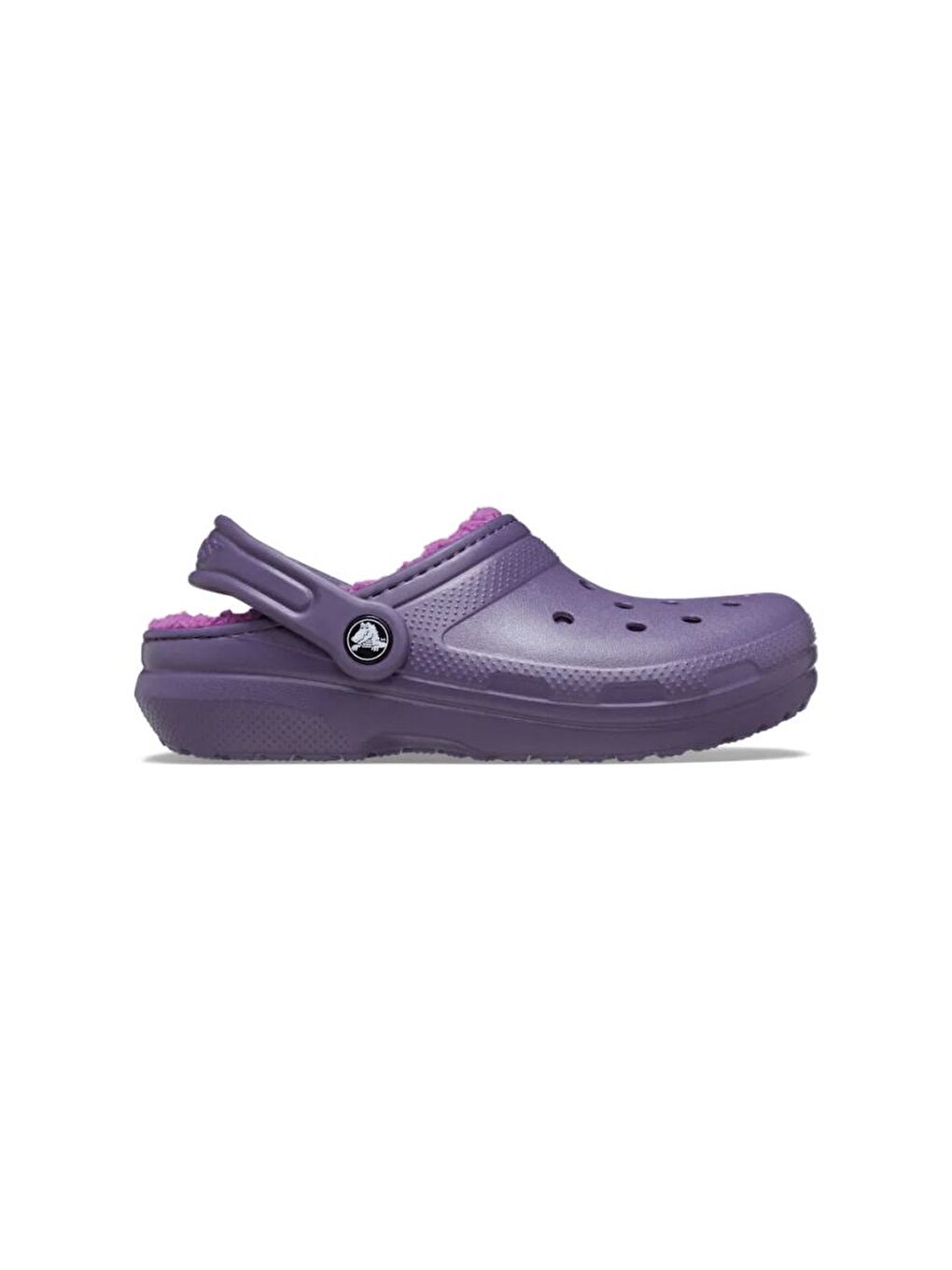 Mor Classic Lined Clog Kids Çocuk Siyah Terlik 207010-5CI