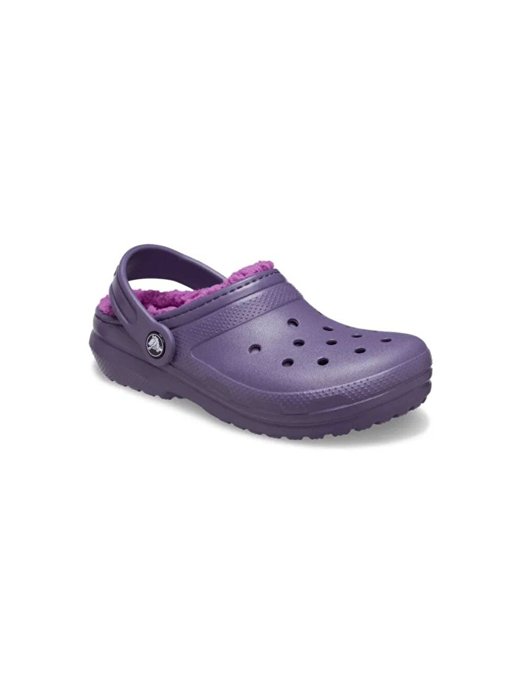 Mor Classic Lined Clog Kids Çocuk Siyah Terlik 207010-5CI-2