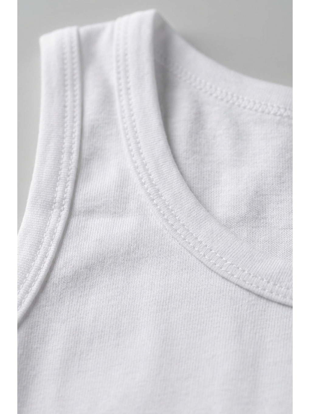 5'Li Paket Basic Beyaz Erkek Çocuk Atlet-1