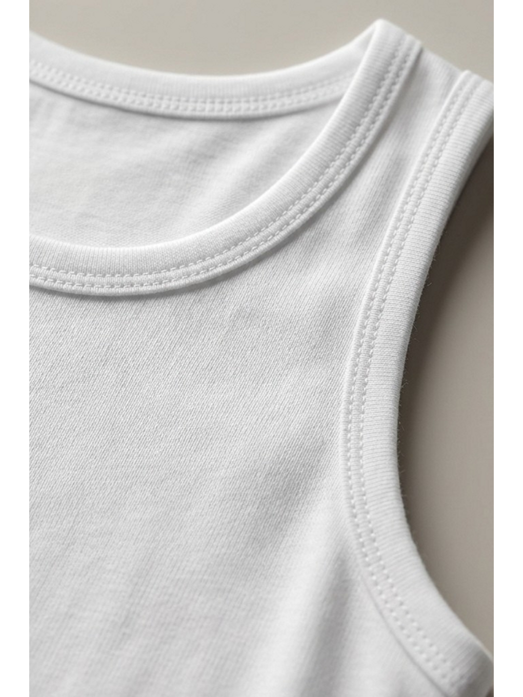 5'Li Paket Basic Beyaz Erkek Çocuk Atlet-2