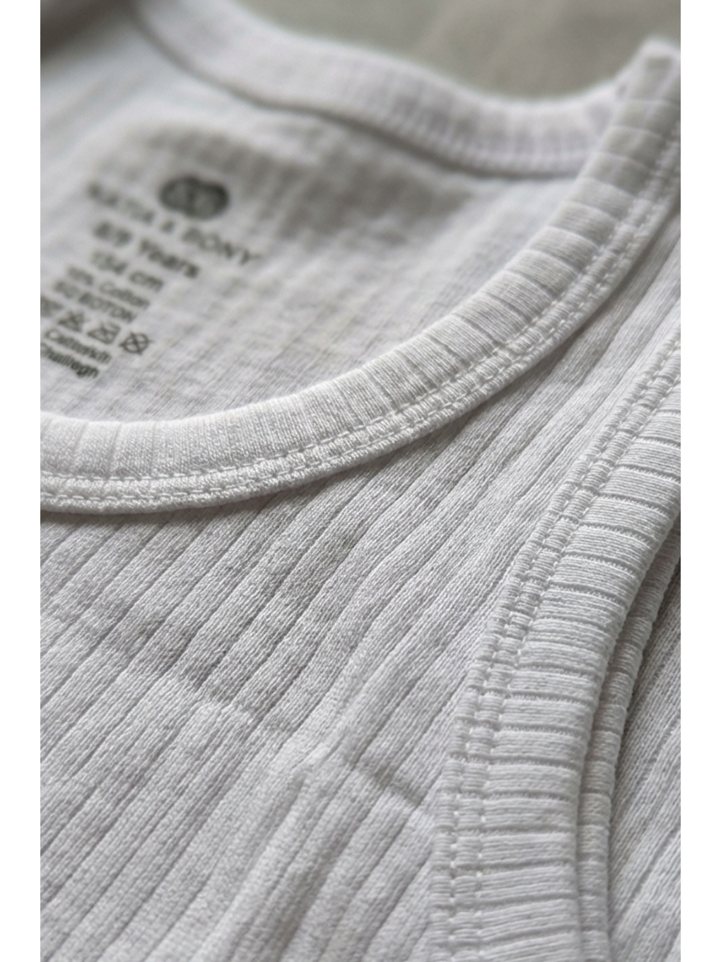 Beyaz 5'Li Paket Derby Desenli Erkek Çocuk Atlet-1