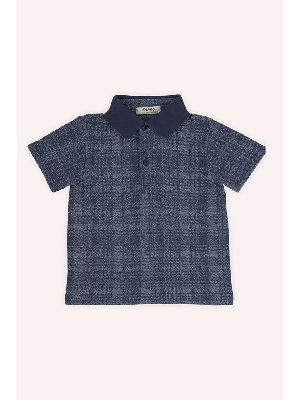 Erkek Bebek Lacivert Polo Yaka Tişört