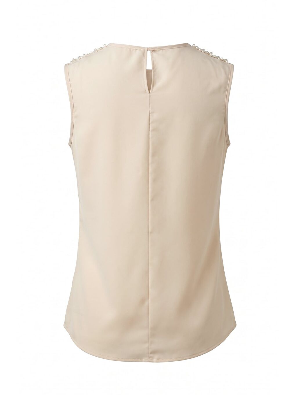 İnci Detaylı Bluz - Bej-6