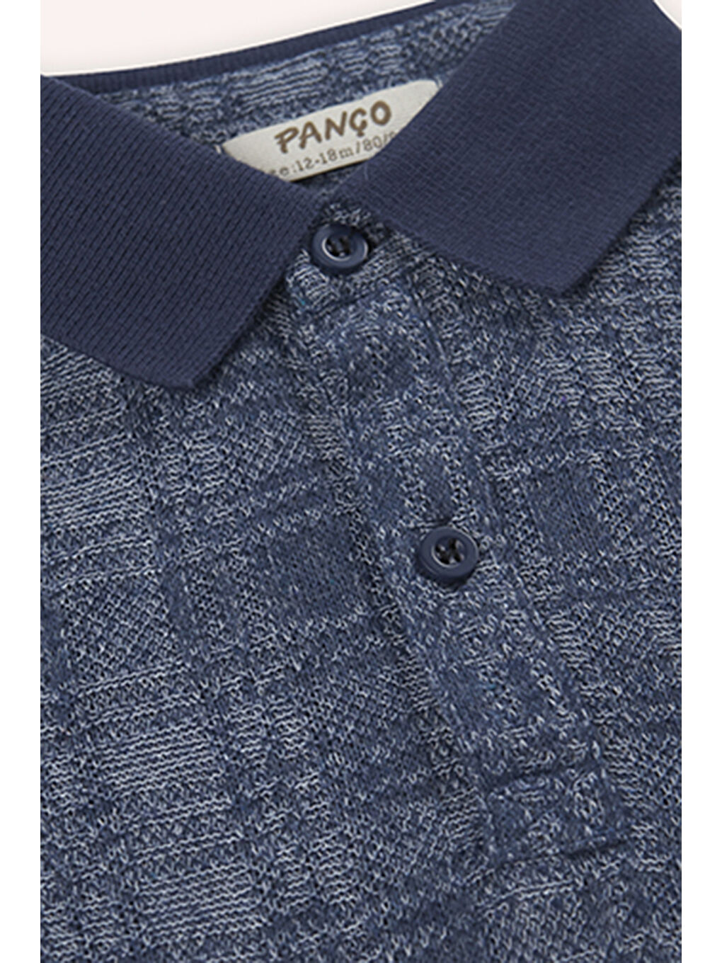 Erkek Bebek Lacivert Polo Yaka Tişört-2