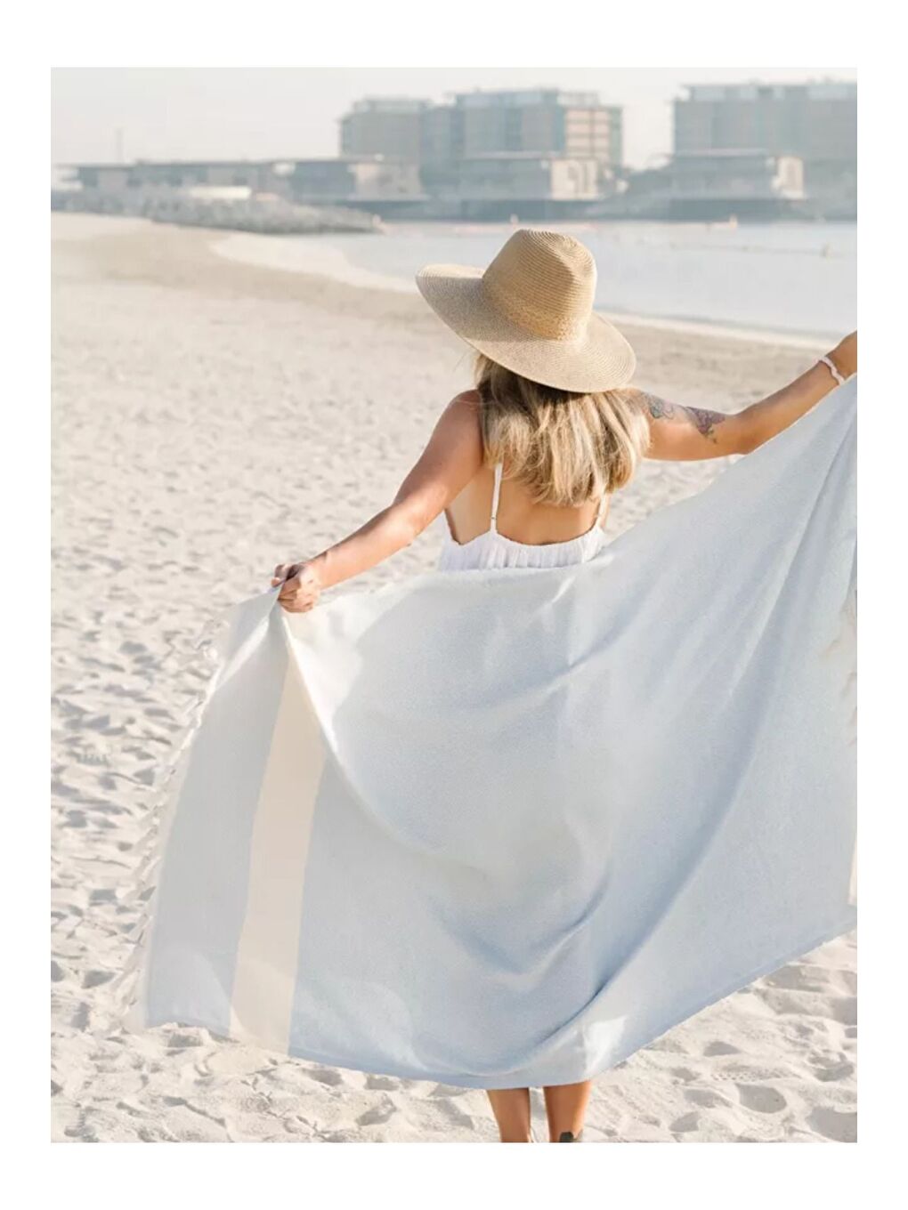 Mavi Yöresel Elmas Peştemal 100x180cm %100 Pamuk A.MAVI/100X180CM-4