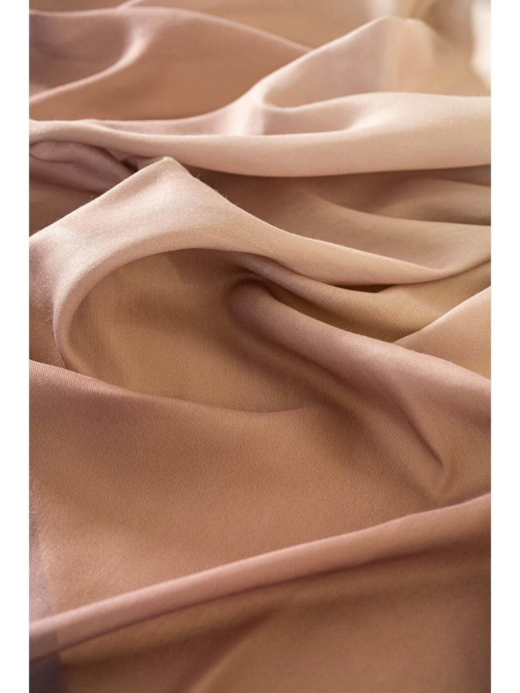 Bej Kadın Degrade Soft Şal-2