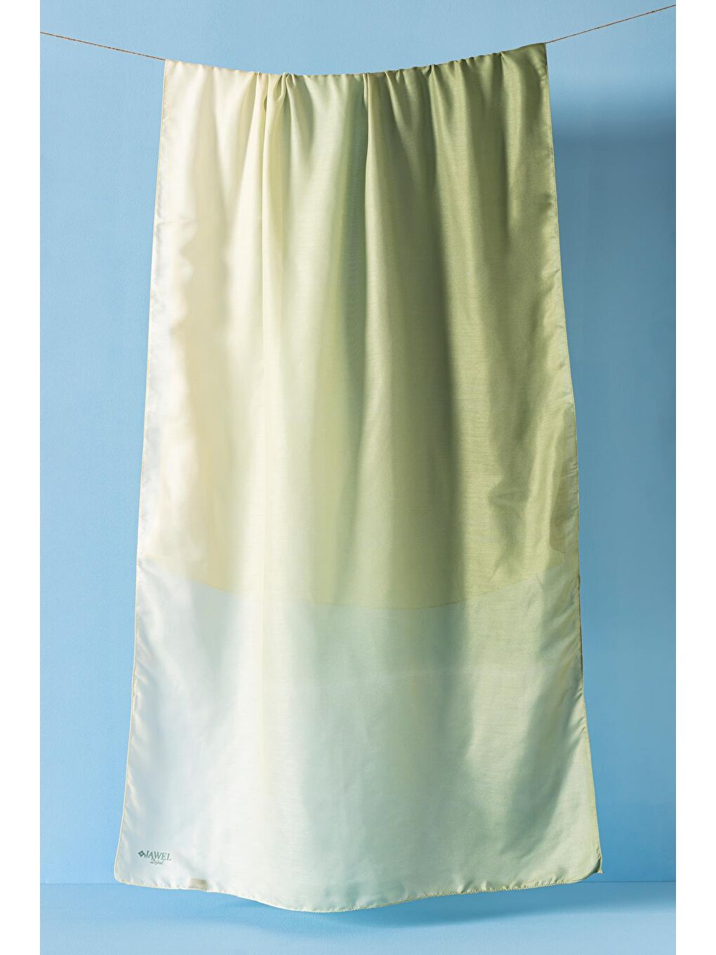 Yeşil Kadın Degrade Soft Şal-3