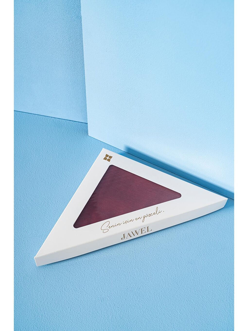 Bordo Kadın Degrade Soft Şal-1