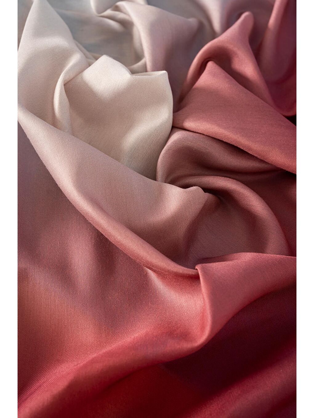 Bordo Kadın Degrade Soft Şal-2