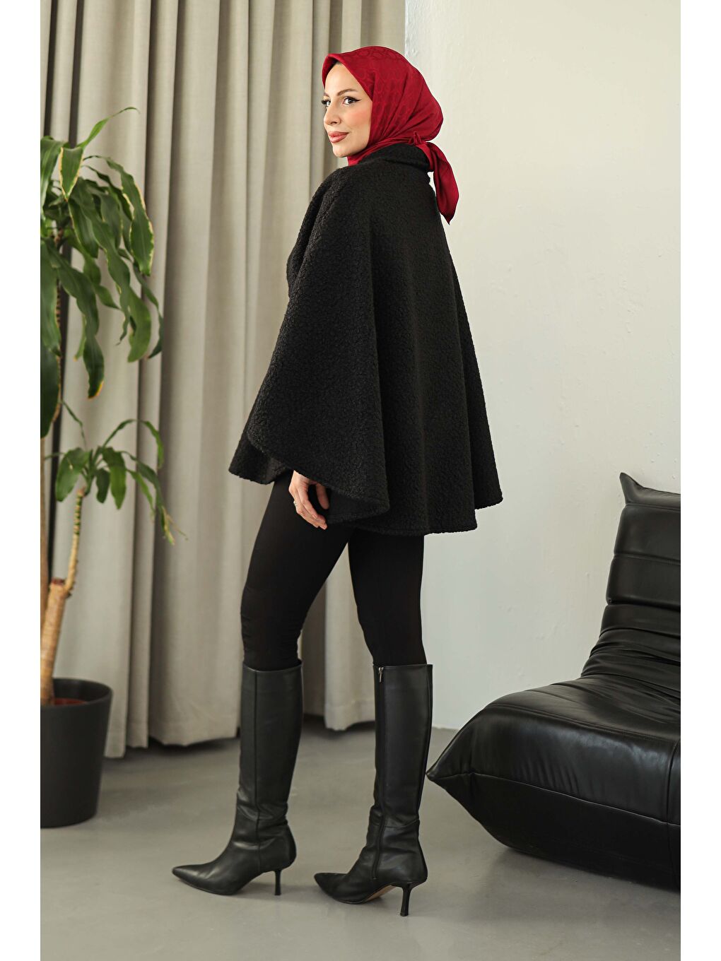 Kemerli Buklet Panço Siyah - 27823-SIYAH-1