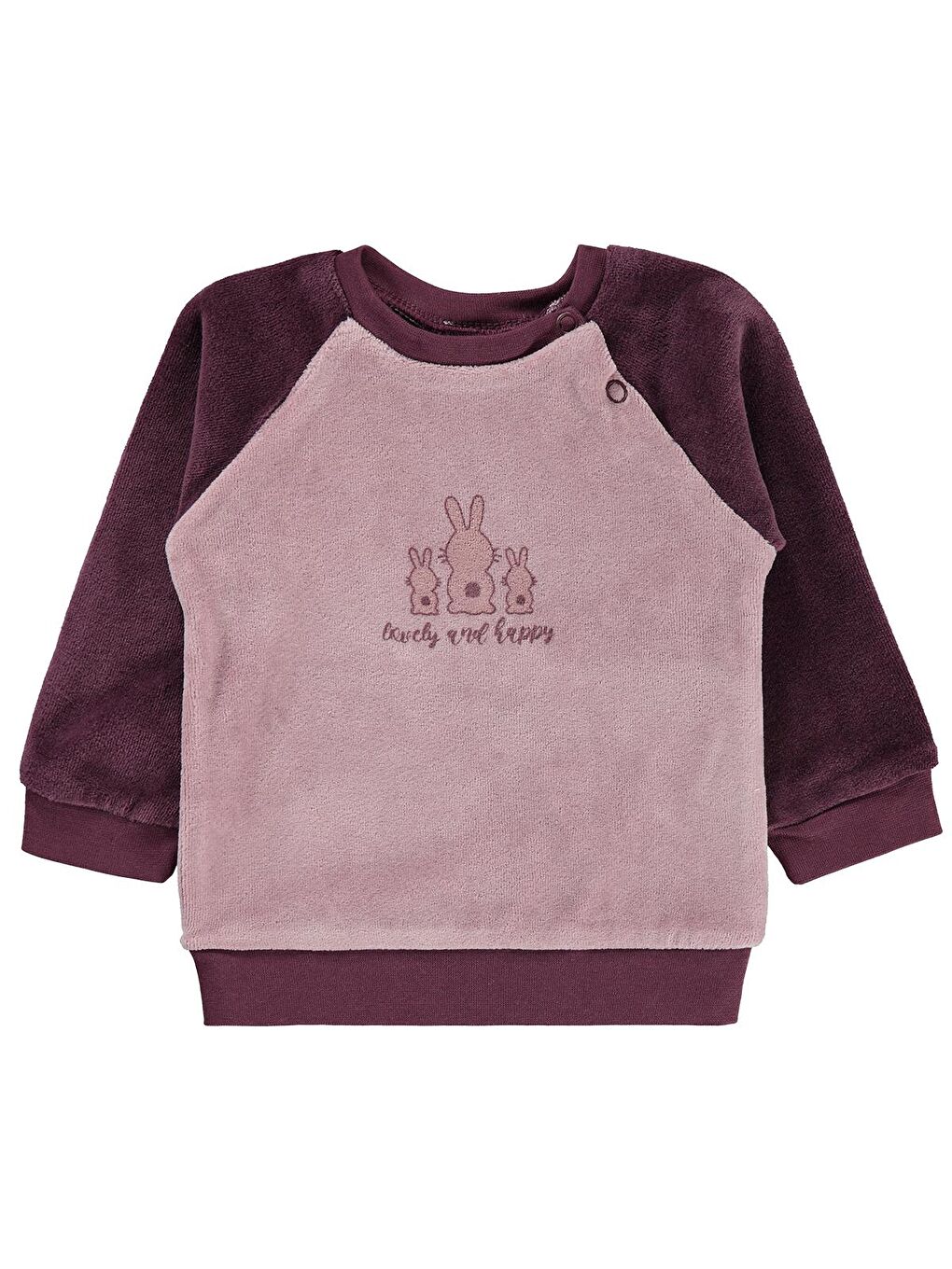 Lila Baby Kız Bebek Sweatshirt 3-18 Ay Leylak