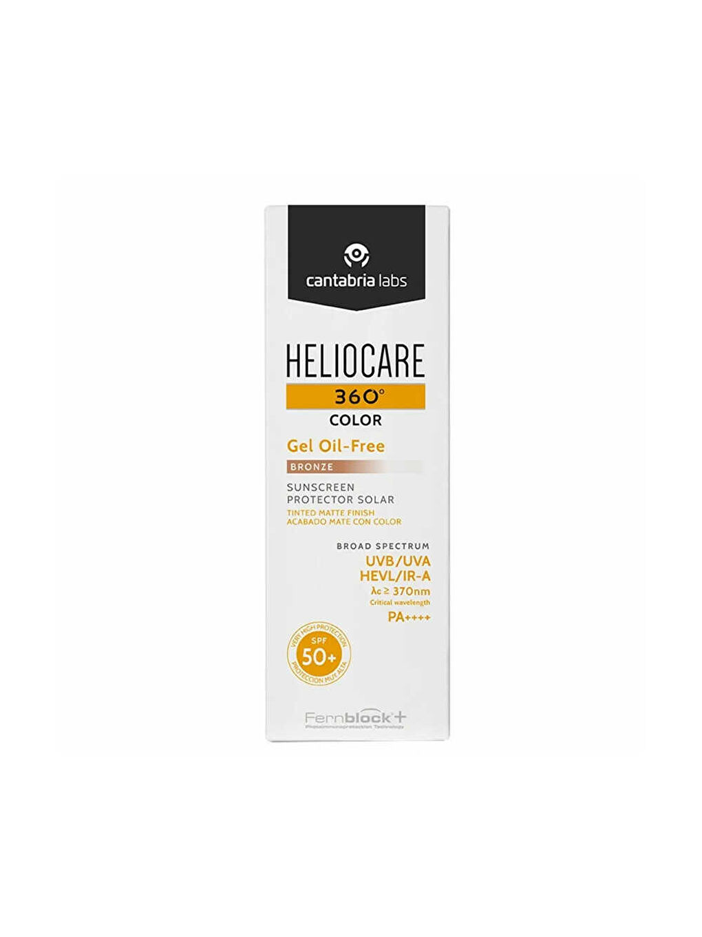 360 Color Gel Oil-Free Renkli Güneş Koruyucu SPF50+ 50ml Bronze