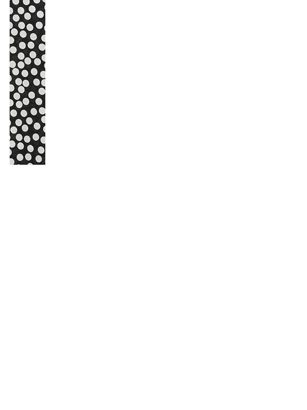 Kadın Siyah Beyaz Çiçekli Desenli Pamuk Gömlek-5