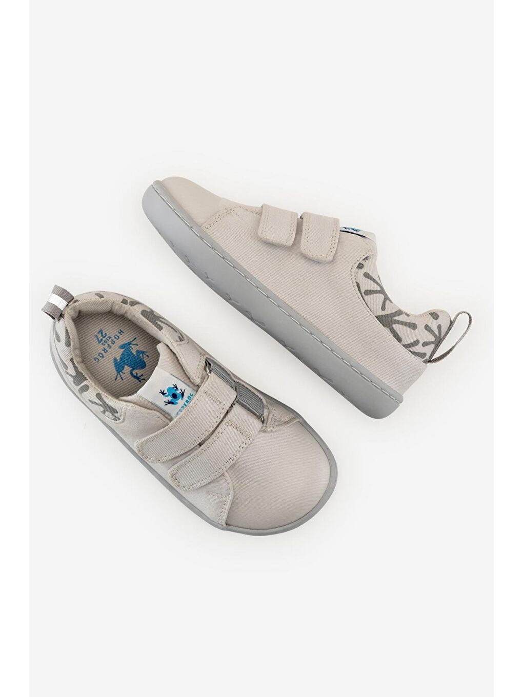 Smart Walker Canvas Play Beyaz Barefoot Çocuk Ayakkabı-5