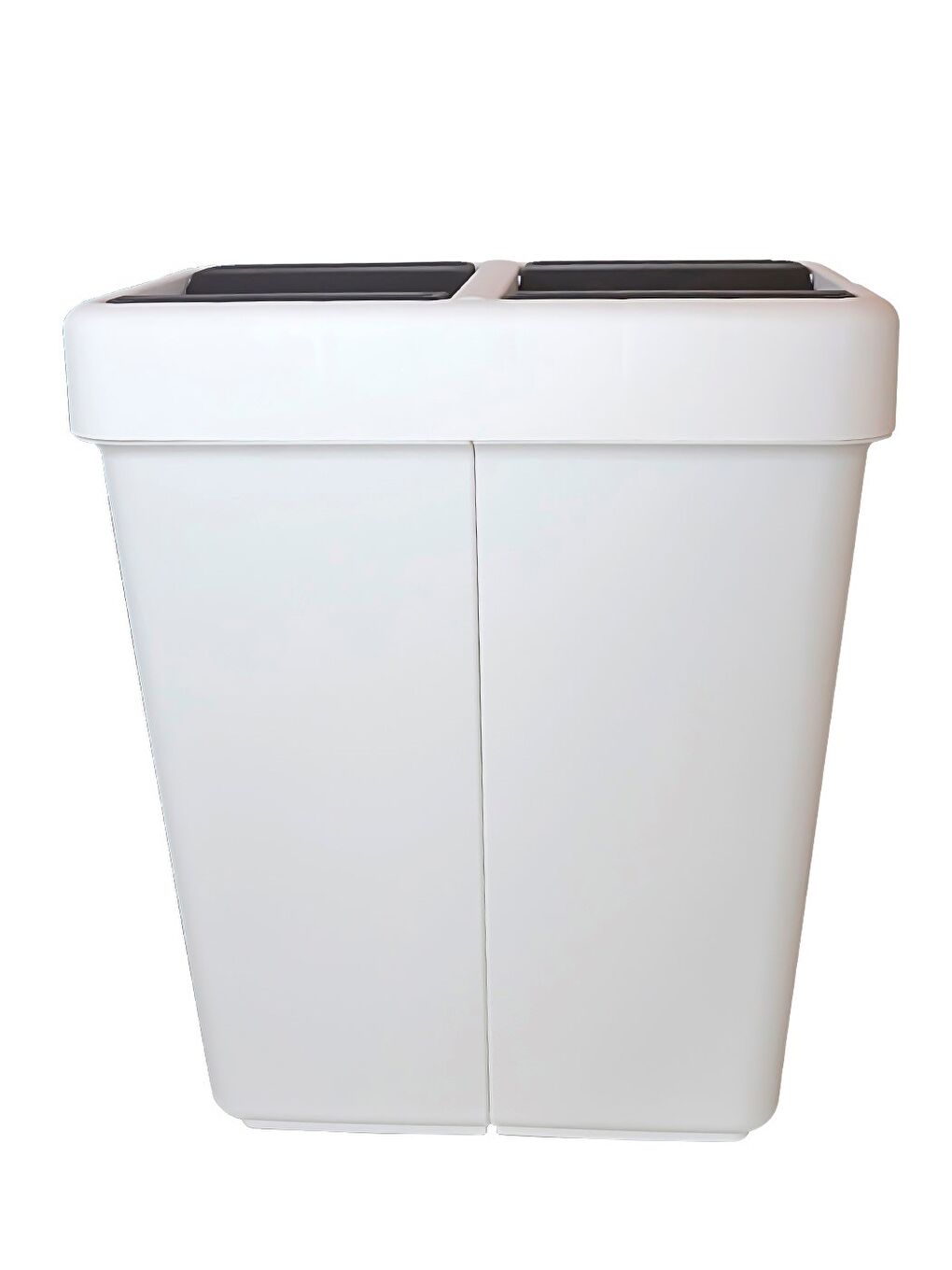 Technow Beyaz-Açık Gri Motek 28 Litre Mini Tasarım Geri Dönüşüm Ofis/Ev/Çalışma Odası Çöp Kutusu Kovası - 5