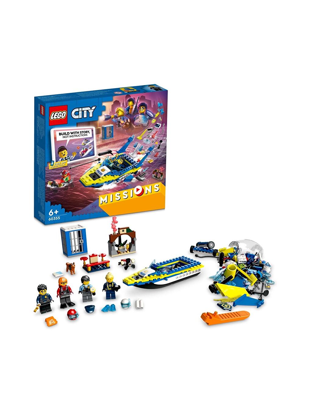 Lego Lego City Su Polisi Dedektif Görevleri 60355