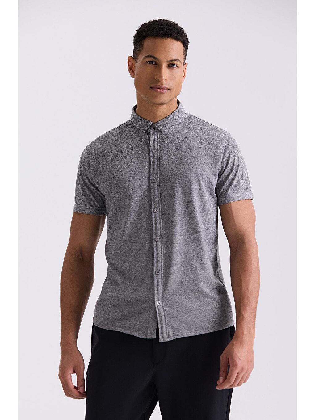 Siyah Slim Fit Gömlek